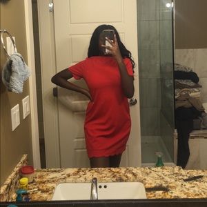 Above the Knee Red Dress
